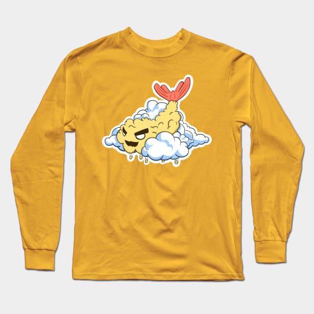 KaijuFood - Ebi Tempura Long Sleeve T-Shirt by doodsai